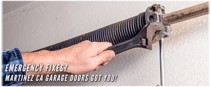Broken Garage Door Spring Martinez CA